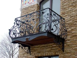 Кованный балкон