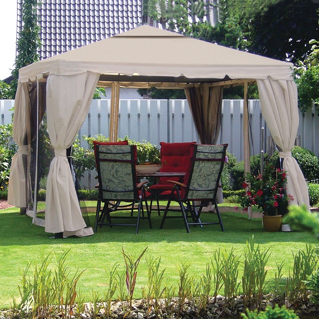 Сделайте свой участок еще более элегантным и захватывающим с садовыми шатрами